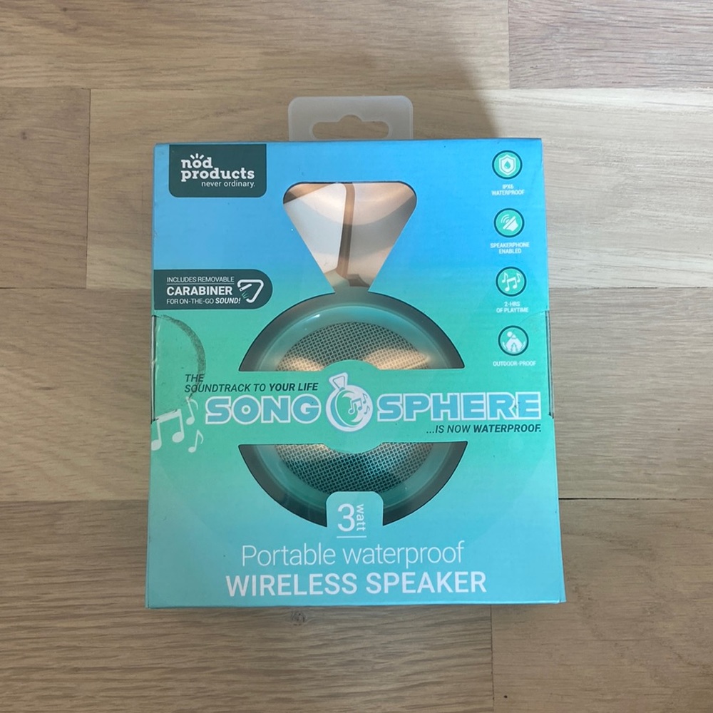 Nod Products Song Sphere Portable Waterproof Wireless Speaker